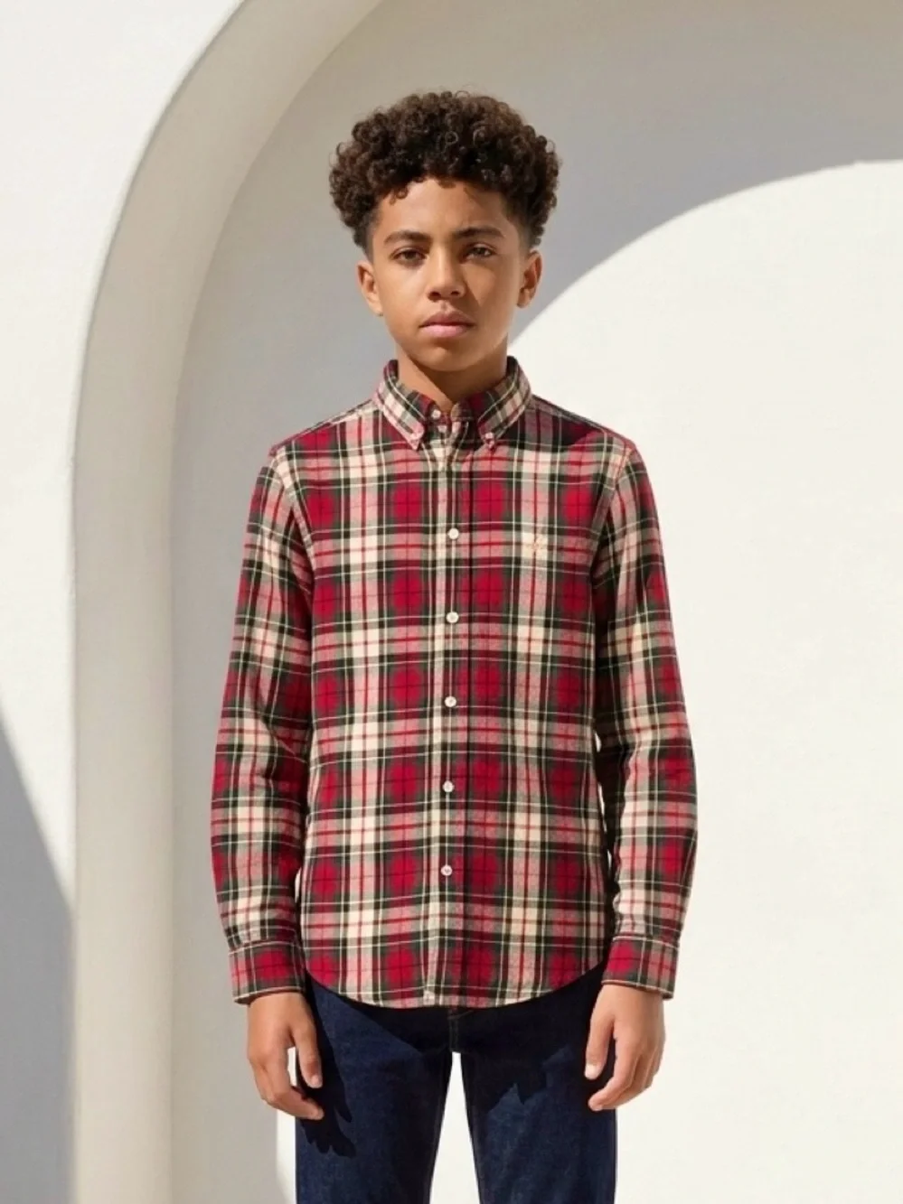 NWT Polo Ralph Lauren Boys  Button Down Shirt L 14 16 School Flannel